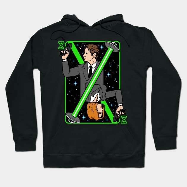 Ace of Space Mulder Hoodie by harebrained